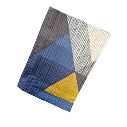 Obrázek pro produkt Mikroplyšové kombinované povlečení Žluté trojúhelníky 140X200 70X90