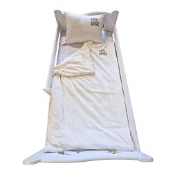 Obrázek pro produkt Zateplená kombinovaná deka dětská s výšivkou 70X100