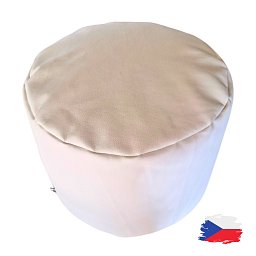 Obrázek pro produkt Válec koženkový bílý⌀40x30 cm