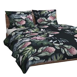 Obrázek pro produkt Bavlněné povlečení Protea růžová 140X200 70X90